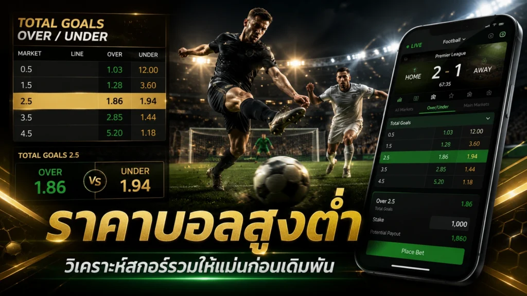 ราคาบอลสูงต่ำ