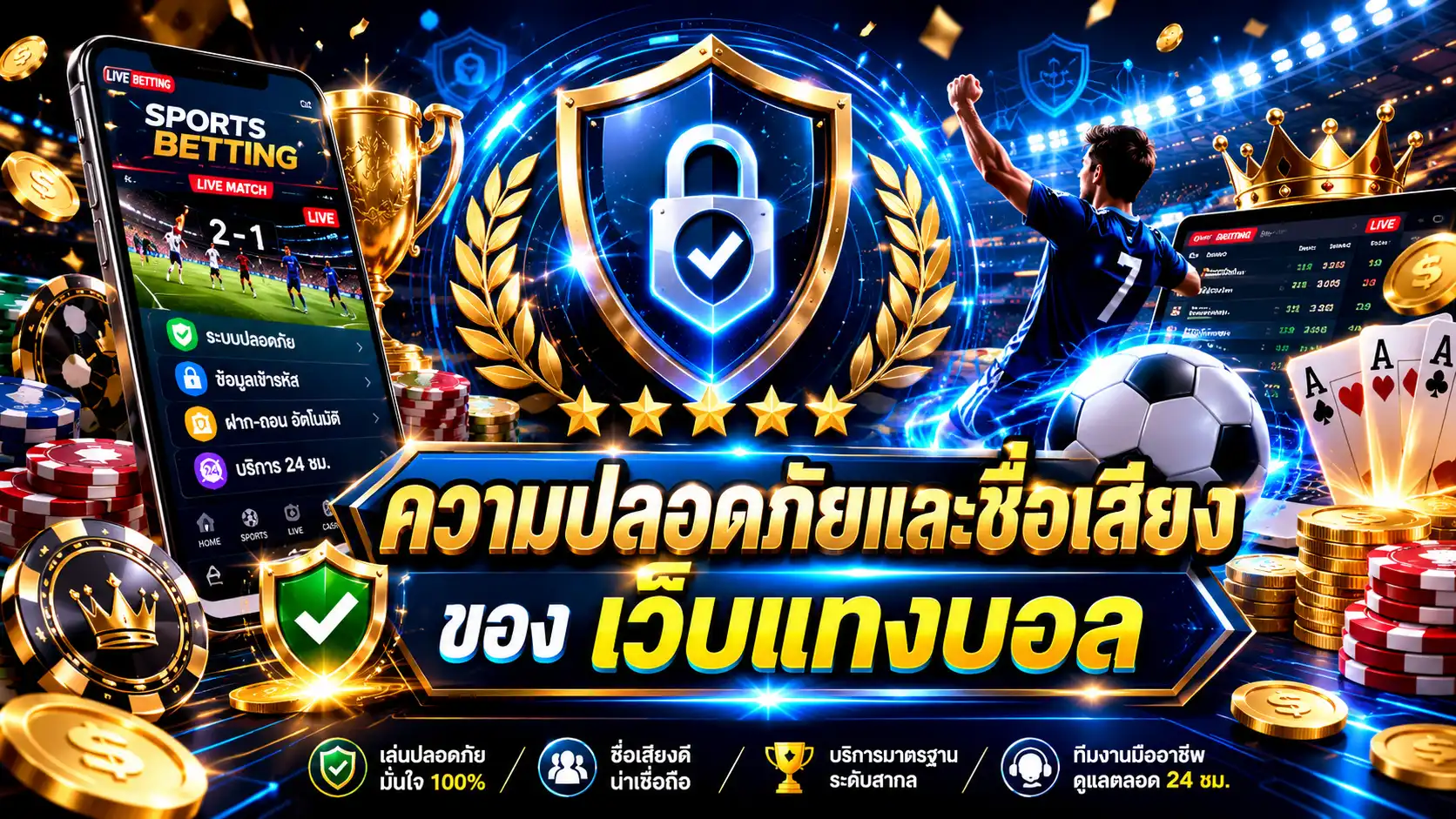 ความปลอดภัยและชื่อเสียงของ เว็บแทงบอล