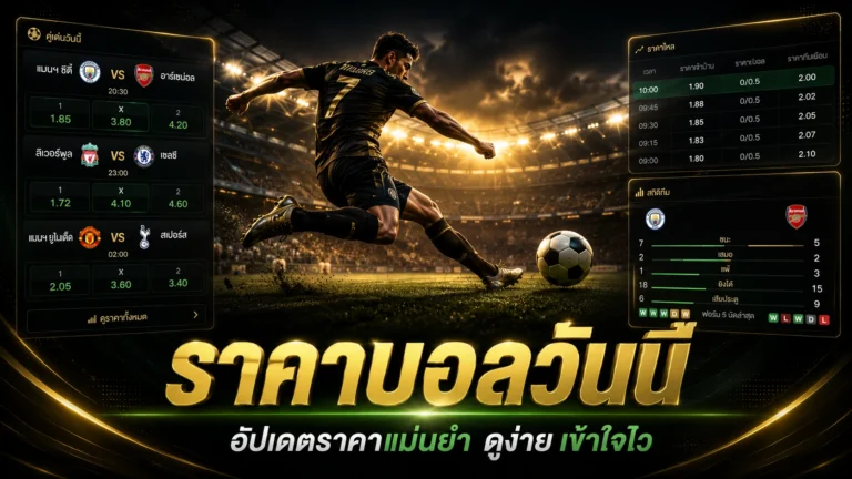 ราคาบอลวันนี้