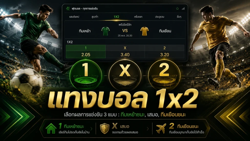 แทงบอล 1x2