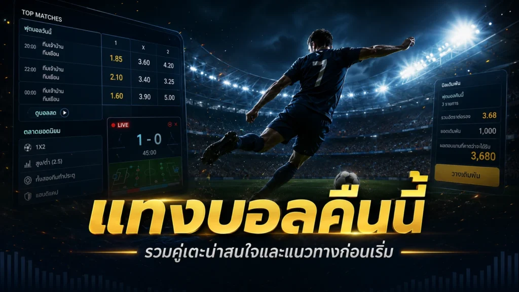 แทงบอลคืนนี้