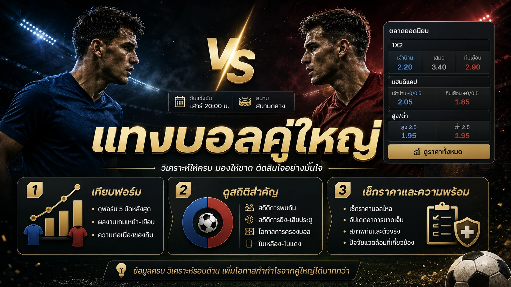 แทงบอลคู่ใหญ่