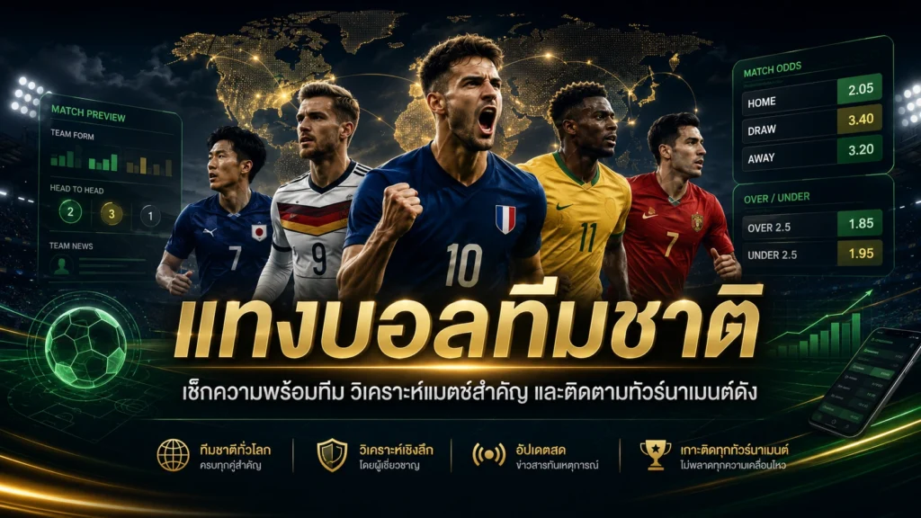 แทงบอลทีมชาติ