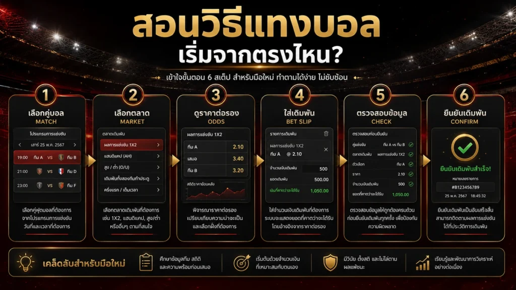 สอนวิธีแทงบอล