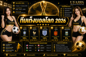 ทีมเต็งบอลโลก 2026 ดูขุมกำลัง สถิติ และเส้นทางแข่งขัน