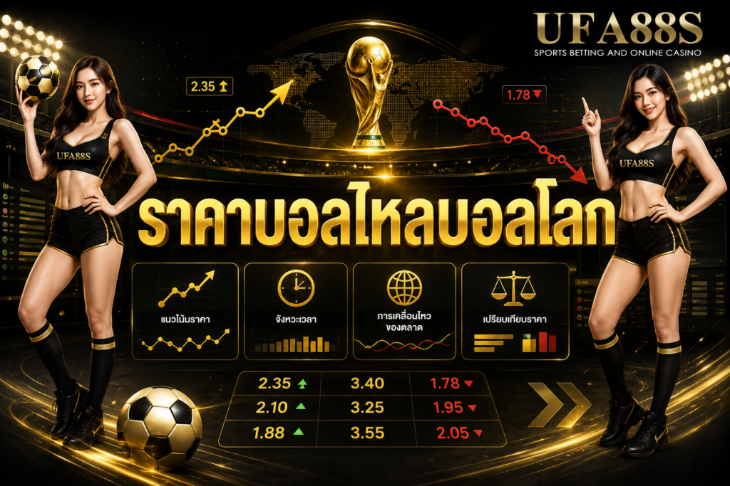 ราคาบอลไหลบอลโลก เช็กทิศทางราคาก่อนวิเคราะห์