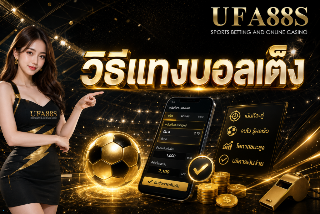 วิธีแทงบอลเต็ง เช็กฟอร์มทีม ราคา และค่าน้ำก่อนเล่น