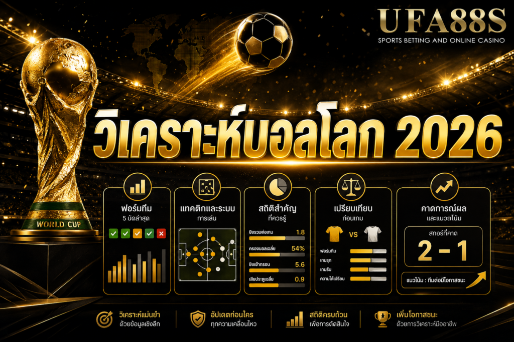 วิเคราะห์บอลโลก 2026 เจาะข้อมูลทีมก่อนรอบแข่งขัน