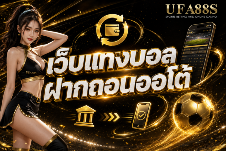 เว็บแทงบอลฝากถอนออโต้ เช็กยอดและสถานะรายการได้ง่าย