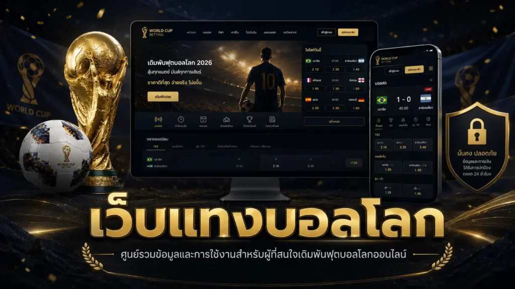 เว็บแทงบอลโลก