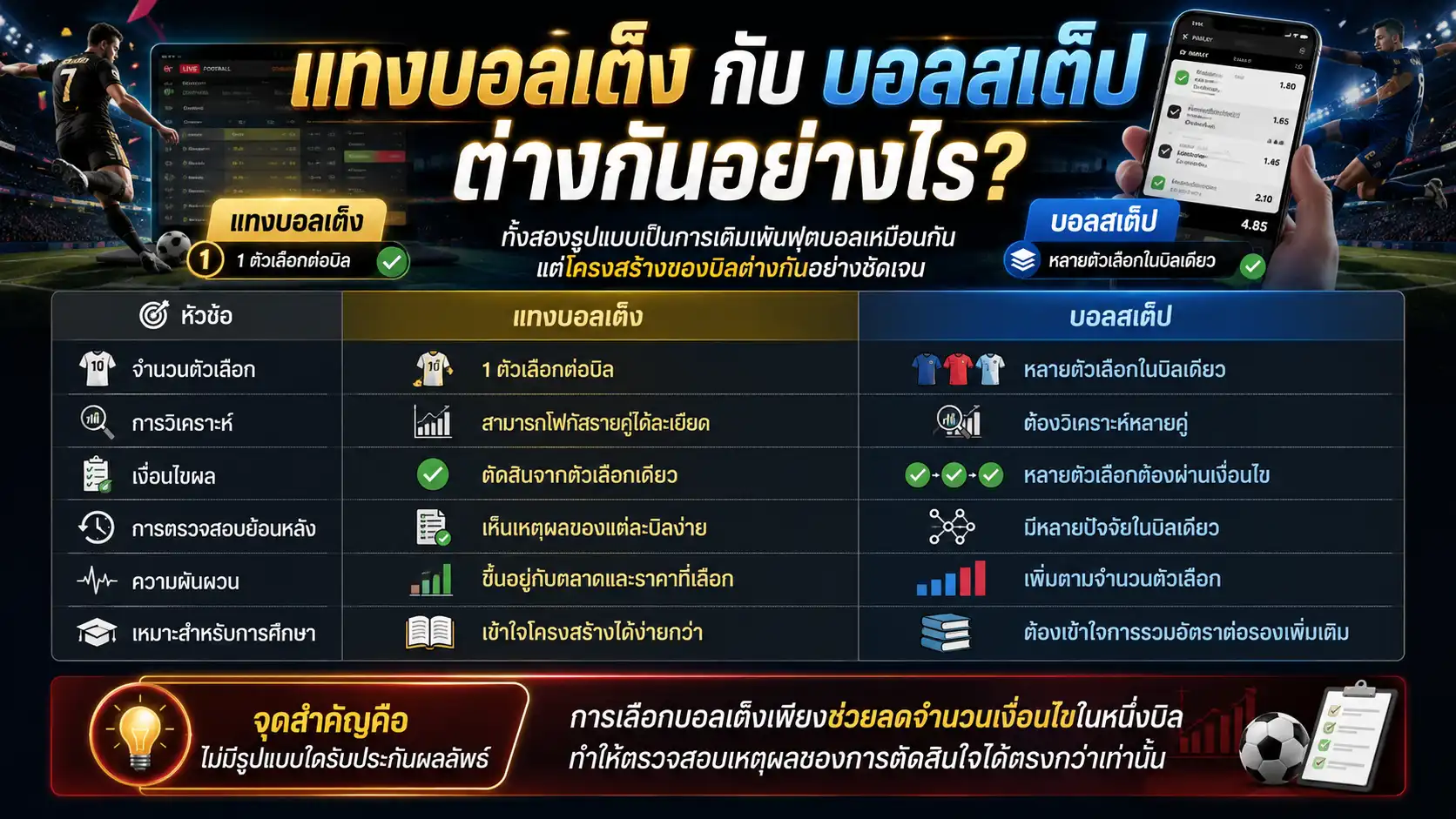 แทงบอลเต็ง บอลสเต็ป