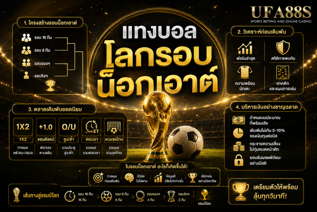แทงบอลโลกรอบน็อกเอาต์ เช็กความพร้อมก่อนเกมตัดสิน