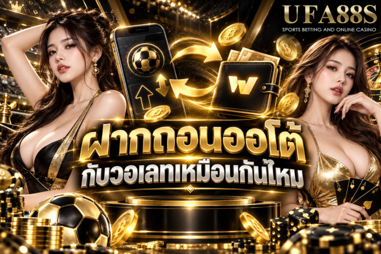 ฝากถอนออโต้กับวอเลทเหมือนกันไหม รู้ความต่างก่อนทำรายการ